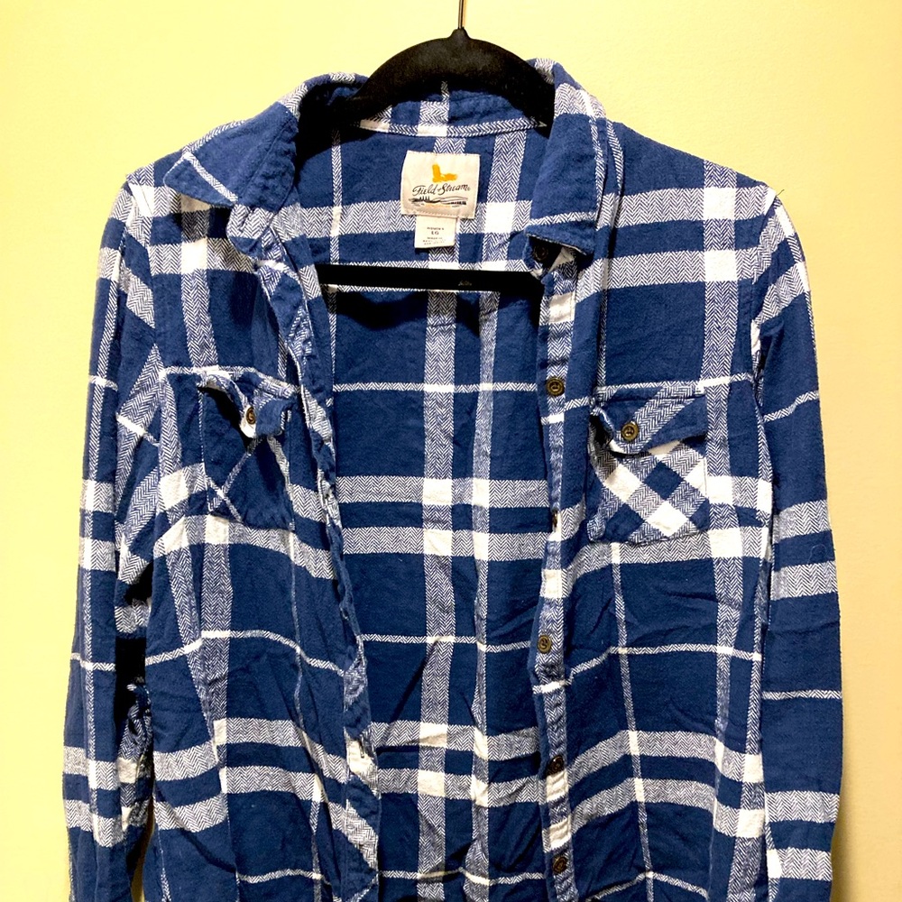 Field and Streams Plaid Flannel. Size L
